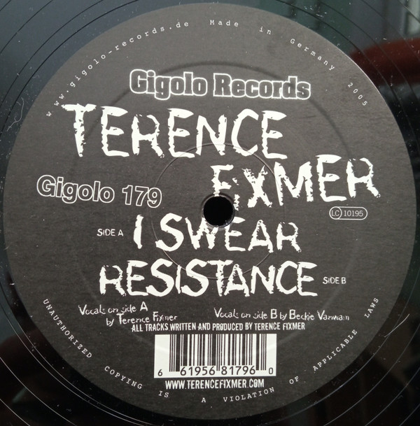 Terence Fixmer - I Swear | International Deejay Gigolo Records (Gigolo 179) Terence Fixmer - I Swear | International Deejay Gigolo Records (Gigolo 179)