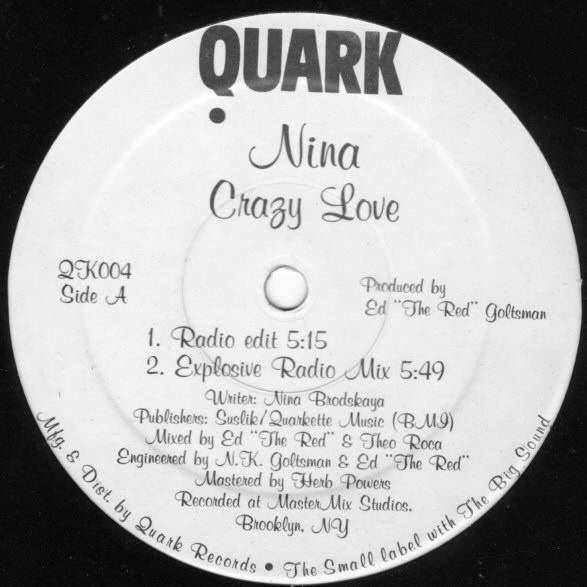 Nina - Crazy Love | Quark (QK004)