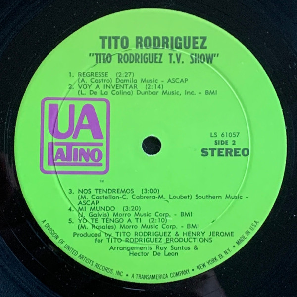 Tito Rodriguez - Tito Rodriguez T.V. Show | UA Latino (LS 61057)