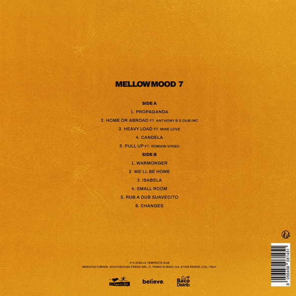 Mellow Mood - 7 | La Tempesta Dub (LTDUB-178LP/25) - 2