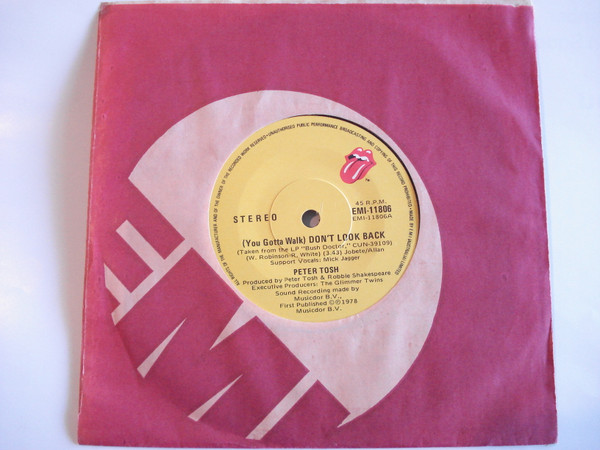 Peter Tosh - (You Gotta Walk) Don't Look Back | Rolling Stones Records (EMI-11806)