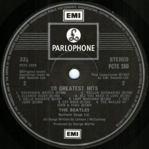 The Beatles - 20 Greatest Hits | Parlophone (PCTC 260) - 3 The Beatles - 20 Greatest Hits | Parlophone (PCTC 260) - 3