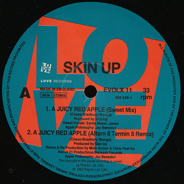 Skin Up - A Juicy Red Apple | Love Records (EVOLX 11) - 3