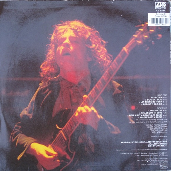 AC/DC - Let There Be Rock | Atlantic (ATL 50 366) - 2