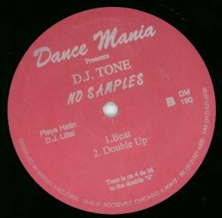 DJ Tone - In Da Closet Traks / No Samples | Dance Mania (DM 190) - 2