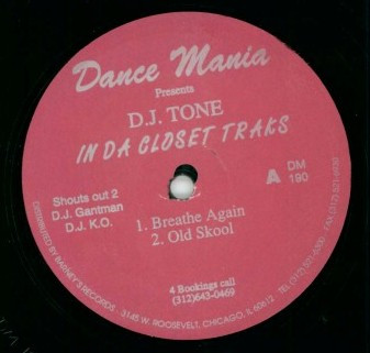 DJ Tone - In Da Closet Traks / No Samples | Dance Mania (DM 190) - main