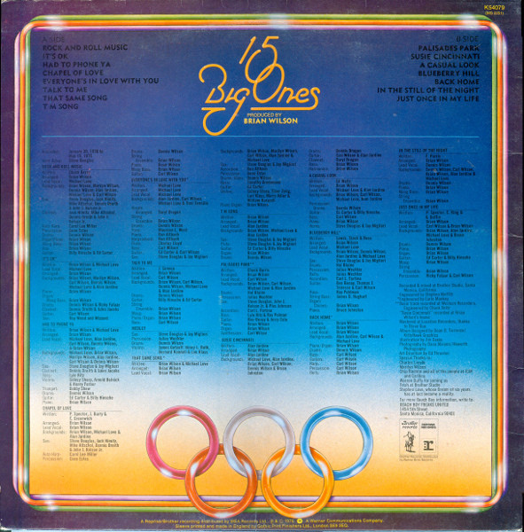 The Beach Boys - 15 Big Ones | Reprise Records (K54079) - 4 The Beach Boys - 15 Big Ones | Reprise Records (K54079) - 4