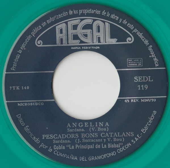 Cobla La Principal De La Bisbal - Sardanas | Regal (SEDL 119) - 2