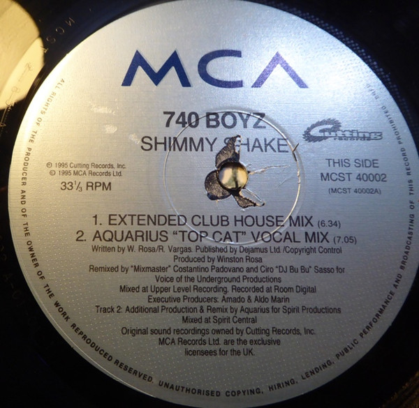 740 Boyz - Shimmy Shake | MCA Records (MCST 40002) - 3 740 Boyz - Shimmy Shake | MCA Records (MCST 40002) - 3