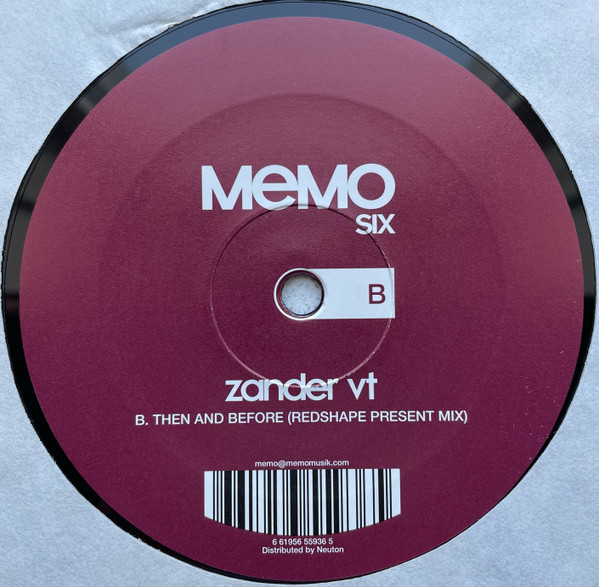 Zander VT - Dig Your Own Rave | Memo (MEMO six) - 2
