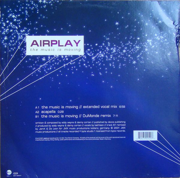 Airplay - The Music Is Moving | EastWest (0927-40252-0) - 2 Airplay - The Music Is Moving | EastWest (0927-40252-0) - 2