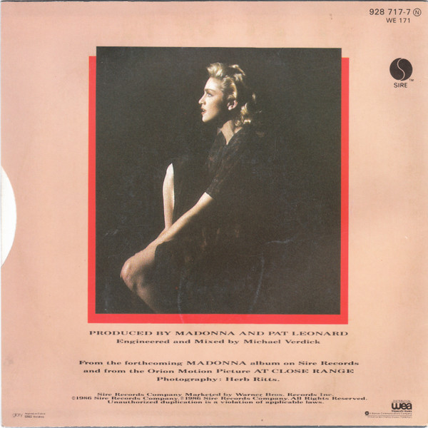 Madonna - Live To Tell | Sire (928 717-7) - 2