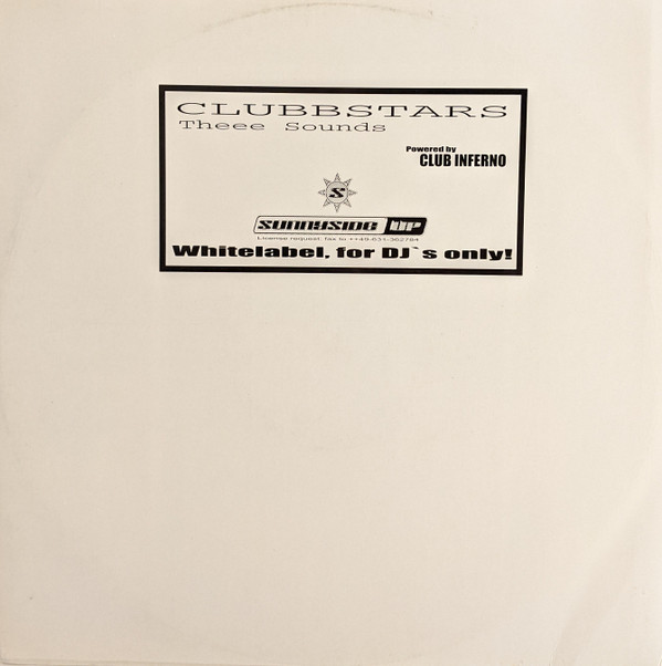 Clubbstars - Theee Sounds | Sunnyside Up (SUN 0066-12)