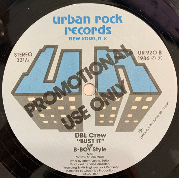 DBL Crew - Bust It | Urban Rock Records (UR 920) - 2