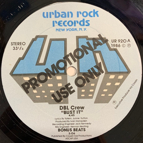 DBL Crew - Bust It | Urban Rock Records (UR 920) - main
