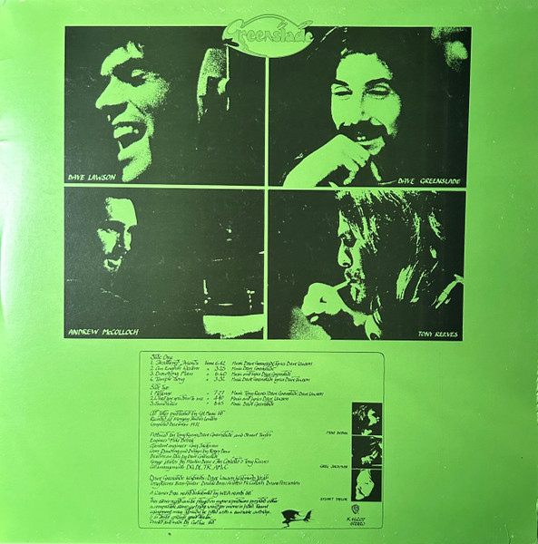 Greenslade - Greenslade | Warner Bros. Records (K 46207) - 3