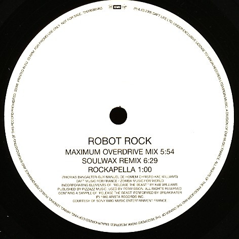 Daft Punk - Robot Rock | Virgin (724386885463) - 2