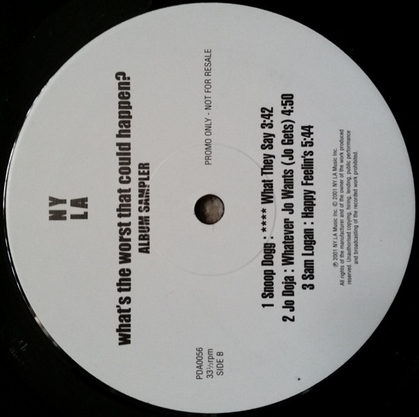 Various - What's The Worst That Could Happen? Album Sampler | NY.LA Music (PDA 0056) - 2