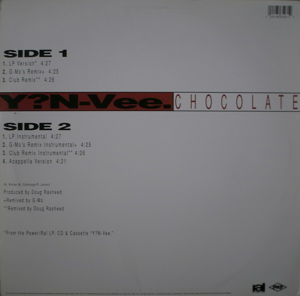 Y?N-Vee - Chocolate | Rush Associated Labels (853 503-1)