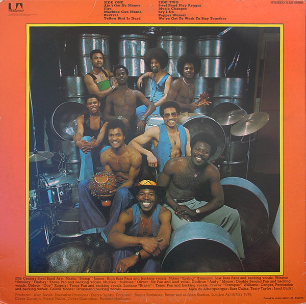 20th Century Steel Band - Yellow Bird Is Dead | United Artists Records (UAS 29980) - 2 20th Century Steel Band - Yellow Bird Is Dead | United Artists Records (UAS 29980) - 2