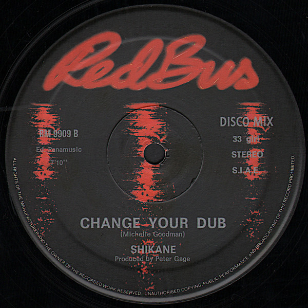 Shikane - Change Your Mind | Red Bus Records (RM 9909) - 3