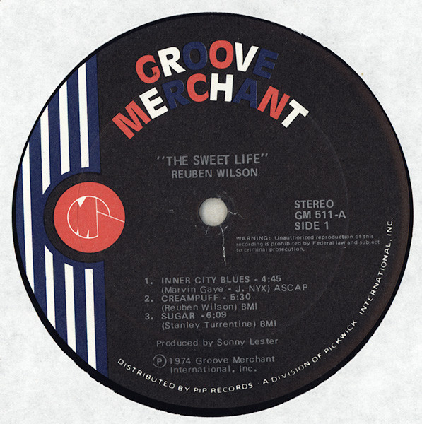 Reuben Wilson - The Sweet Life | Groove Merchant (GM 511) - 3 Reuben Wilson - The Sweet Life | Groove Merchant (GM 511) - 3