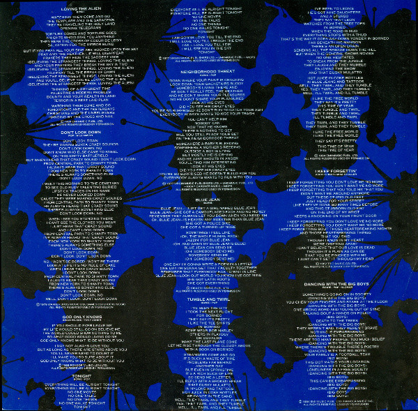 David Bowie - Tonight | EMI America (DB 1) - 5