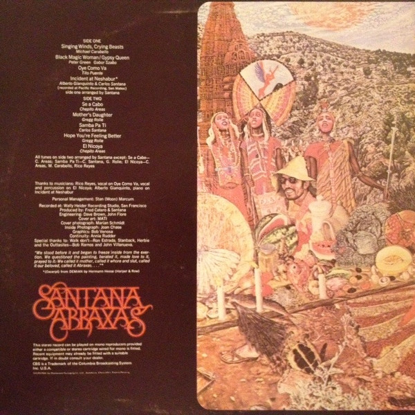 Santana - Abraxas | CBS (S 64087) - 2