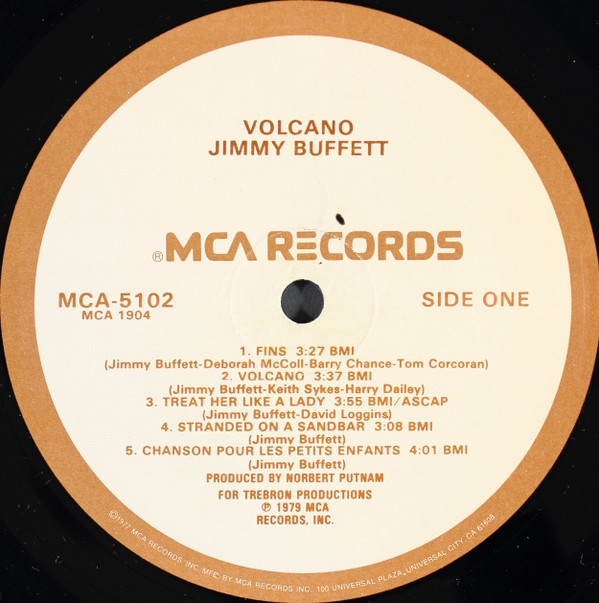 Jimmy Buffett - Volcano | MCA Records (MCA-5102) - main