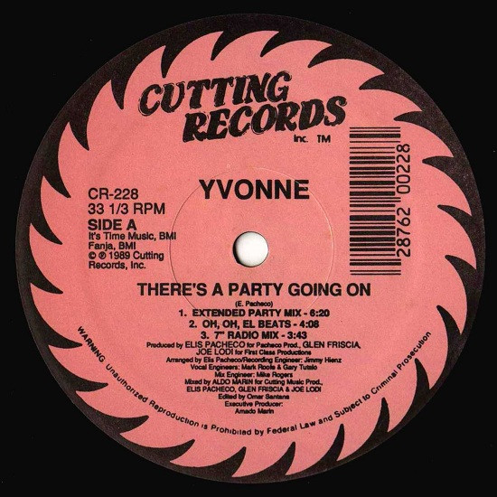 Yvonne DeLeon - There's A Party Going On | Cutting Records (CR-228)
