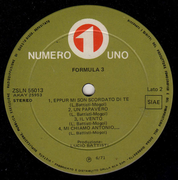 Formula 3 - Formula 3 | Numero Uno (ZSLN 55013) - 4 Formula 3 - Formula 3 | Numero Uno (ZSLN 55013) - 4
