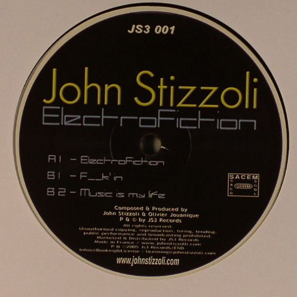 John Stizzoli - electrofiction | JS3 Records (js3001) - 2