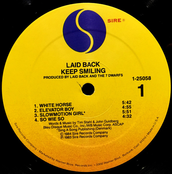 Laid Back - ...Keep Smiling | Sire (1-25058) - 4