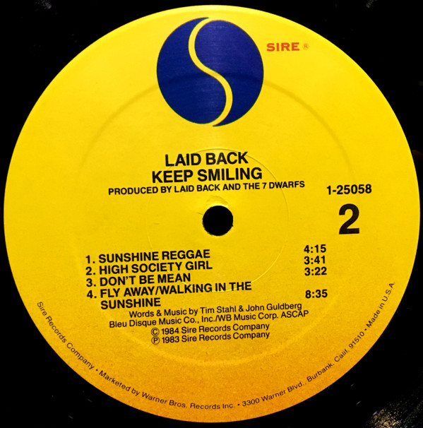Laid Back - ...Keep Smiling | Sire (1-25058) - 5