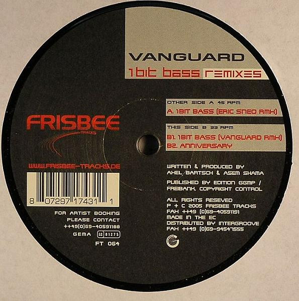 Vanguard - 1 Bit Bass (Remixes) | Frisbee Tracks (FT 064)