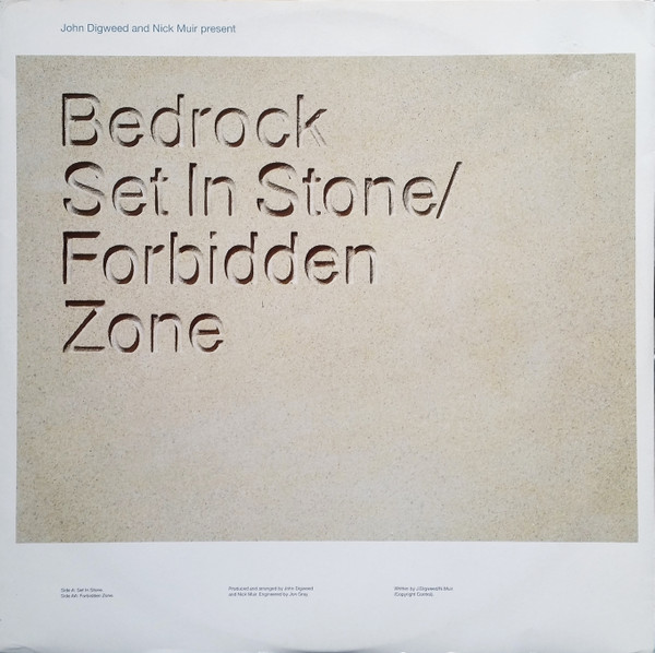 John Digweed and Nick Muir Present Bedrock - Set In Stone / Forbidden Zone | Stress Records (12STR 80) - main