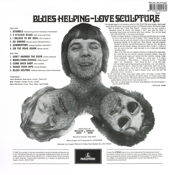 Love Sculpture - Blues Helping | Music On Vinyl (MOVLP1953) - 2