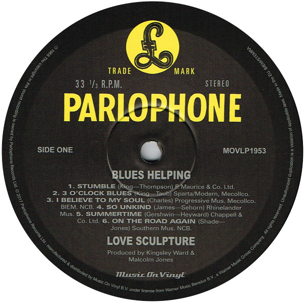 Love Sculpture - Blues Helping | Music On Vinyl (MOVLP1953) - 3
