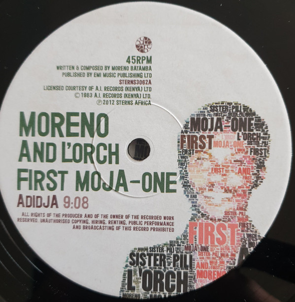 Moreno Batamba And Orchestra Moja One - Danger Girl | Stern's Africa (STERNS3062) - 2
