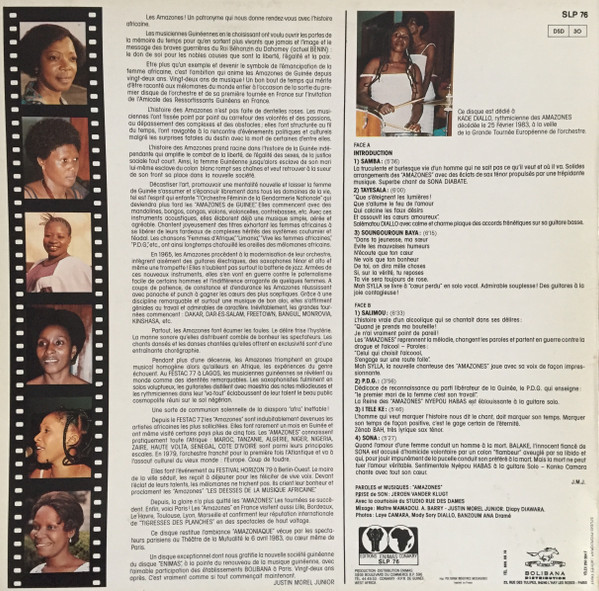 Les Amazones De Guinée - Au Cœur De Paris | Editions Syliphone Conakry (SLP 76) - 2 Les Amazones De Guinée - Au Cœur De Paris | Editions Syliphone Conakry (SLP 76) - 2