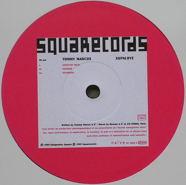 Tommy Marcus - Supalove | Naïve (NV 3286-2) - 3