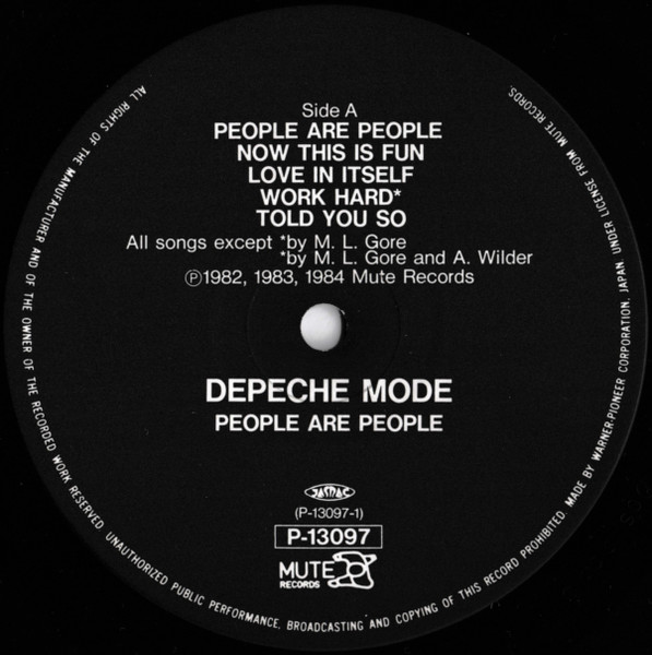 Depeche Mode - People Are People | Mute (P-13097) - 3 Depeche Mode - People Are People | Mute (P-13097) - 3