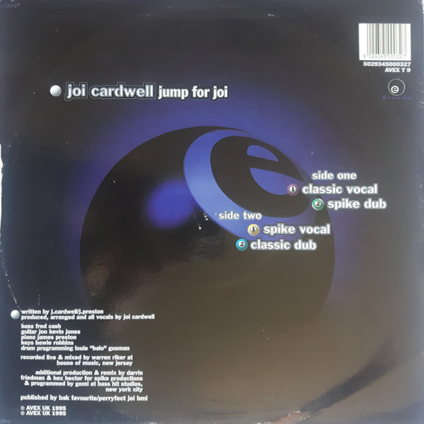 Joi Cardwell - Jump For Joi | Avex UK (AVEX T9) - 2 Joi Cardwell - Jump For Joi | Avex UK (AVEX T9) - 2