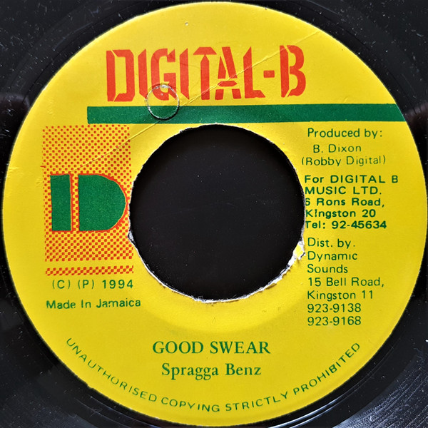 Spragga Benz - Good Swear | Digital-B (none)