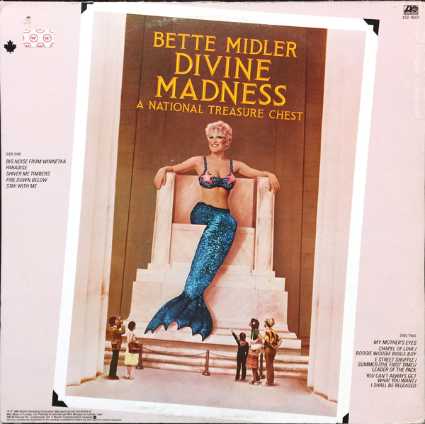 Bette Midler - Divine Madness | Atlantic (XSD 16022) - 2 Bette Midler - Divine Madness | Atlantic (XSD 16022) - 2