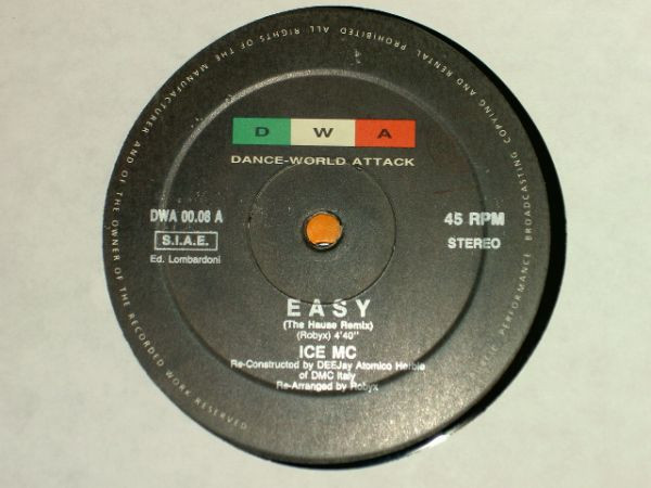 ICE MC - Easy (The House Remix) | DWA (Dance World Attack) (DWA 00.08)