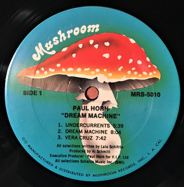 Paul Horn - Dream Machine | Mushroom Records (MRS-5010) - 3