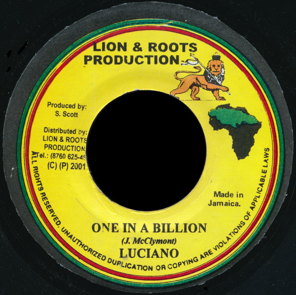 Luciano - One In A Billion | Lion And Roots (none) Luciano - One In A Billion | Lion And Roots (none)