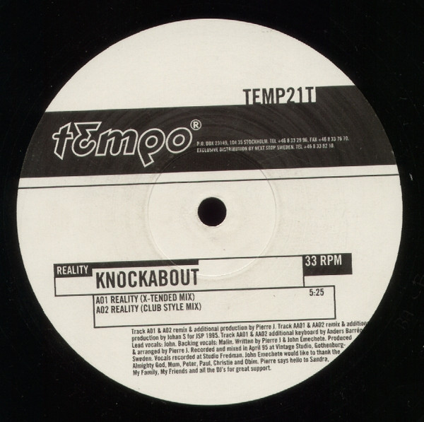 Knockabout - Reality | Tempo Records (TEMP21T)