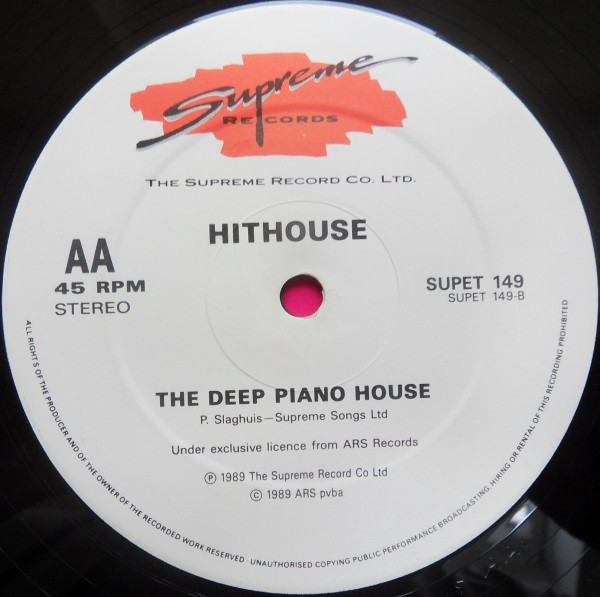 Hithouse - Move Your Feet To The Rhythm Of The Beat | Supreme Records (SUPET 149) - 3